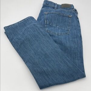 Lee Men's Dungaree Slim Fit Blue Jeans